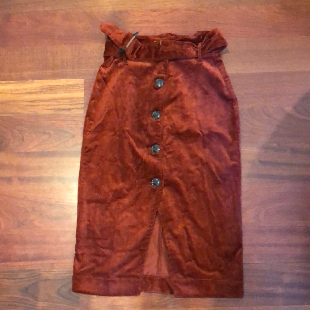 Corduroy skirt
